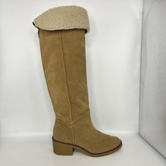 Coach Janelle Boots Peanut/Natural Size 5.5 - Picture 1 of 1